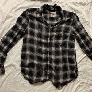 American Eagle gray flannel, size M